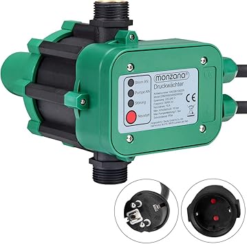 Monzana Druckwachter Druckschalter Pumpensteuerung Hauswasserwerk Gartenbewasserung Mit Kabel 10bar Amazon De Baumarkt