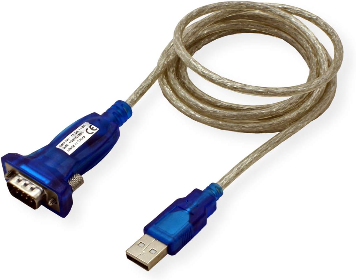 Value 1.8 m USB to Serial Converter Cable, transparent - Image 5