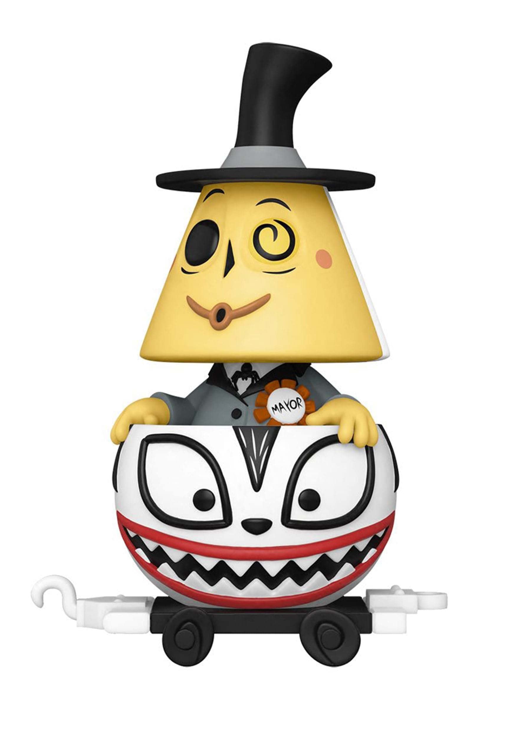 Funko Pop! Disney: Nightmare Before Christmas Train-Mayor In Ghost Cart - Disney: the Nightmare Before Christmas - Amazon Exclusive - Collectable Vinyl Figure - Gift Idea - Official Merchandise