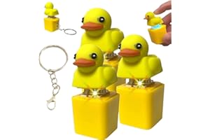 GENERIC Duckys Quacking Fidget Toy,Duck Keyboard Keycaps That Quack,Quacking Duck Fidget Toy Keychain,Duckys Keychain,Duck Keycaps That Quack,Duck Keychain,Stress Reliever Anxiety Relief Sensory Toy