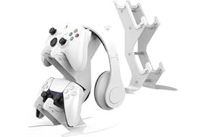 DOYO Controller Holder Stand, Universal Metal Material Game Controller Headset Stand Controller Accessories for Gamepad of PS