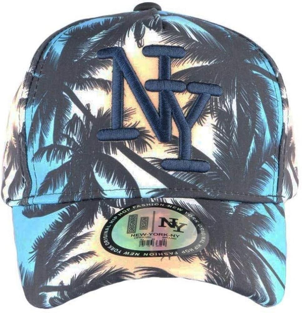Garcon Hip Hop Honour Casquette Enfant Bleue Et Beige Tropical Night Ny De 7 A 12 Ans Accessoires Vetements Banistreet Com