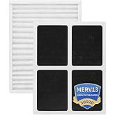 30920 Replacement Filter Compatible with Hunter HEPAtech 30920 fits 30050 30054 30055 30065 30070 30071 30075 30080 30177 30832 30882 30883 37055 37065 Air Purifiers,HEPA Carbon Filter (2 Pack)