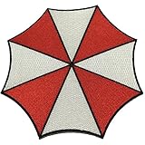 Resident Evil Umbrella Patch Stars Corporation Large Size Applique Embroidered Sew Iron On - APPLIQUE EMBROIDERED - Clothing Shirts Pants Novelty Iron on with heat or sew on - Decorate Bags Caps Towels - Safe Non-toxic - 100%
