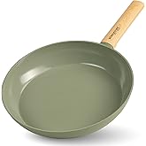 Romertopf 10-Inch Nonstick Ceramic Frying Pan | Scratch Resistant Egg & Omelet Pan | Aluminum Skillet for Induction, Gas, Electric | Easy-Clean, Healthy Stone Cookware Chef's Pan
