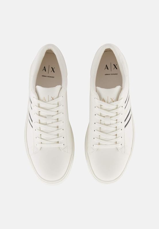 Male London, Side Stripes, Color Contrast, Sneaker,White,11
