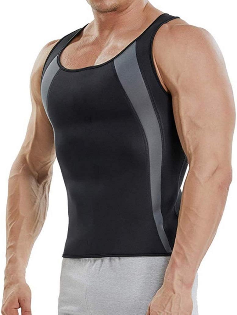 Shapewear Uomo Sudorazione Canotta Dimagrante Uomo Per Sauna E Sport - Gilet Termico Per Allenamento E Perdita Peso Abbigliamento Sauna Fitness - Foto 6