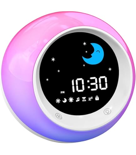 Réveil Pour Enfants Avec Entraîneur De Sommeil Et Fonction Snooze - Réveil Lumineux