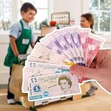 Navoys Sterling Pound Play Money Set with UK Coins and Notes for Learning view 4
