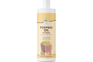 Yogti Premium Buttery Popcorn Popping and Topping Oil Bottle, Classic Blend 454ml, Real Movie Theater Style - 1 Count
