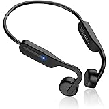 PURERINA Bone Conduction Headphones Open Ear Headphones Bluetooth 5.0 Sports Wireless Earphones with Built-in Mic, Sweat Resi