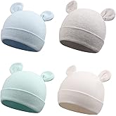 Cotton Newborn Baby Girls Hat Spring Newborn Boys Hat Cute Rabbit Infant Beanie
