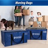 Heavy Duty Moving Bags Large 29x13x14 86L 8 Pack Backpack Straps view 3