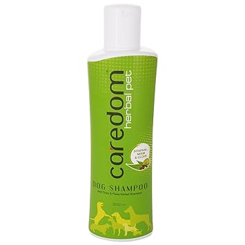 Caredom Herbal Pet Dog Shampoo - Sitaphal,Neem & Clove Extracts Anti Ticks Shampo - 200ml