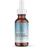 Eva Naturals Glycolic Acid Serum (1 oz) – Face Serum with Niacinamide, Hyaluronic Acid & Peptides – Smooth Skin, Reduce Pores, Improve Tone, Target Acne, Fine Lines, Dark Spots & Uneven Texture