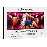 Wonderbox Regal Movie Gift Box, 2 Tickets, 2 Drinks, 2 Popcorn & 2 Candies Movie Night Experience for 2, Valid at 425 Locations