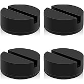 HXXF Jack Stand Pads Adapter 3 Ton Universal Rubber Slotted Frame Rail Pinch welds Protector for Jack Stand (4 Pack)
