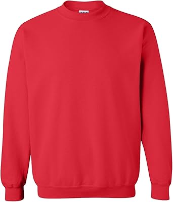 red gildan sweatshirt