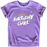 Birthday Girl Shirt Crown 1st First 2nd Two 3rd 4th 5th Toddler Birthday Outfit
