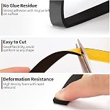 Yotache Foam Weather Stripping Seal Tape 12mm x 3mm 5m Roll (3 Pack) view 6
