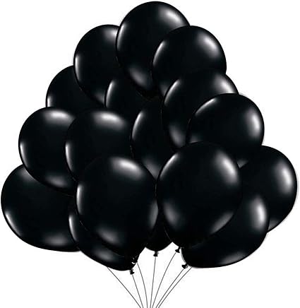 50 Ballons Noir Ballons De Baudruche Noirs Perle Nacre Ballons D Anniversaire Gonflables 36cm 3 2 G Decorations De Fete Et Accessoires Pour Anniversaire Amazon Fr Cuisine Maison