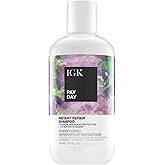 IGK Pay Day Instant Repair Shampoo for Damaged Hair, Sulfate-Free, 8 Oz | Bond-Building Formula Strengthens + Smooths Damaged, Over-Processed Hair, Color-Safe, Adds Shine, Vegan