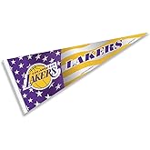 Los Angeles Lakers Nation American Stripes Pennant Flag