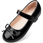 Stelle Girls Mary Jane School Flats Flower Wedding Uniform Party Shoes(Toddler/Little Kids/Big Kids)