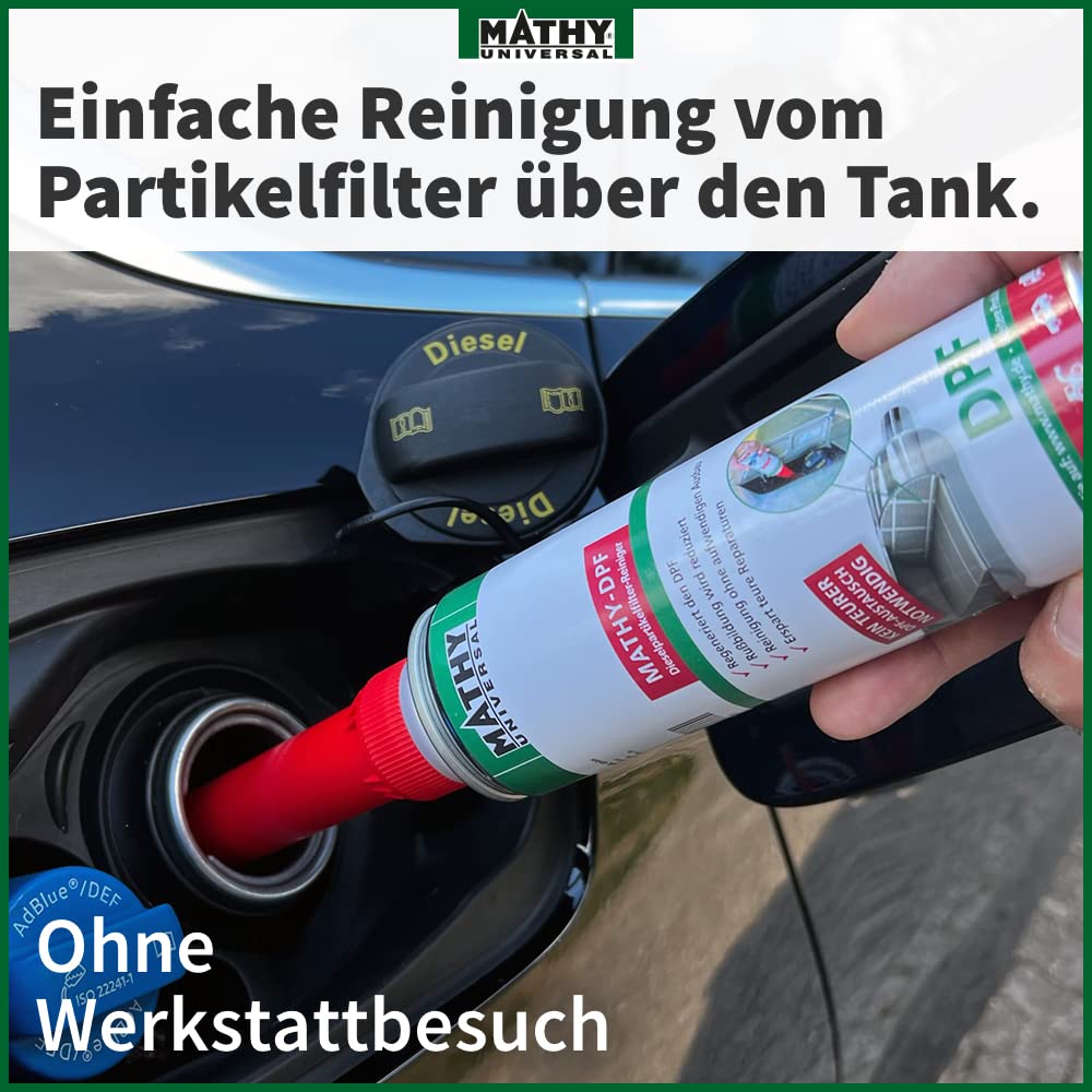MATHY-DPF Partikelfilter Reiniger Diesel (300 ml) - hochwirksamer DPF Reiniger - Diesel Systemreiniger für Dieselmotoren - Diesel Additiv 2