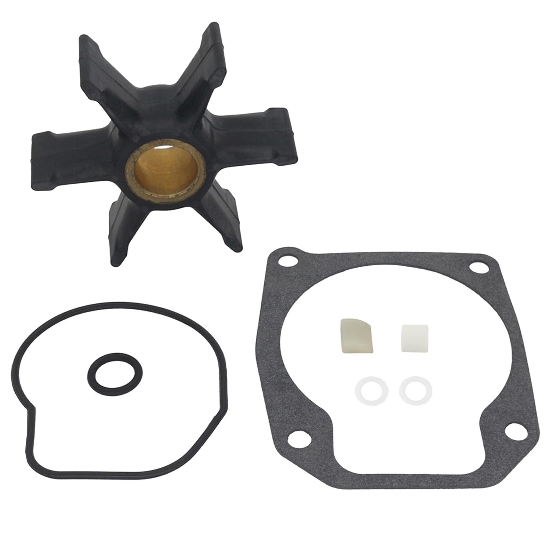 Photo 1 of ***MISSING PARTS***
396809 Marine Water Pump Impeller Service Kit Compatible with Johnson Evinrude 40-55 HP Boat Outboard Motors Replacement 439077 Sierra 18-3368