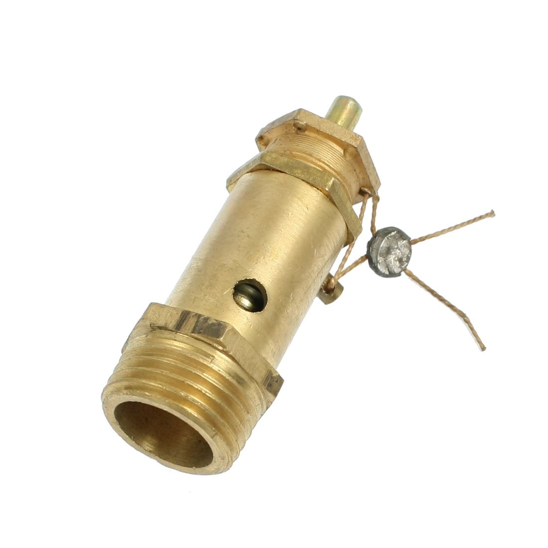 Sourcingmap Brass 1/2BSP Thread Air Compressor Safety Pressure Relief Valve 13Mpa