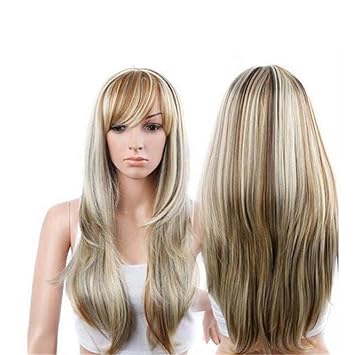 Amazon Com Hair Extensions Women Long Straight Hairpiece Full