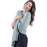Happyluxe Travel Shawl Wraps for Women - 68x35in Wrap. Lightweight Pashmina, Airplane Travel Blanket Scarf. Made In USA