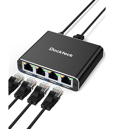 Ethernet Splitter 1 To 2 High Speed 1000Mbps Gigabit Network Switch 2