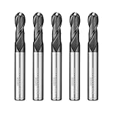 WEXWE Tools Ball Nose Carbide End Mill, MAH
