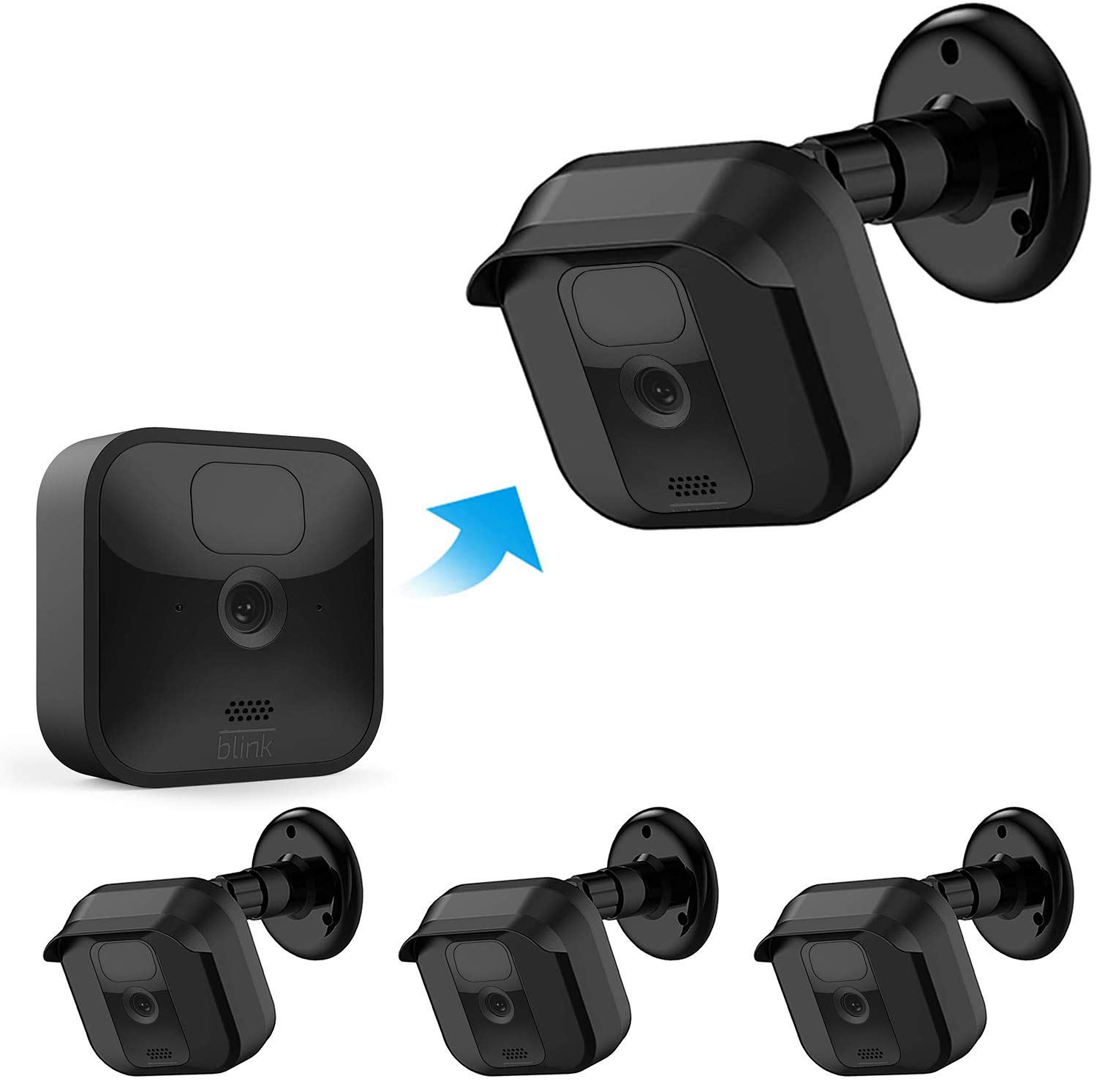 Wall Mount Bracket for AllNew Blink Outdoor, Weather Proof 360 Degree Protective Adjustable