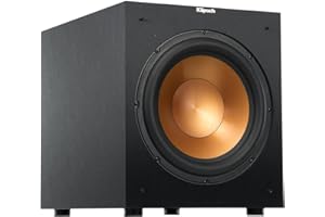 Klipsch R-12SW Powerful Deep Bass Front Firing 12" Copper-Spun Driver 400W Digital Power Subwoofer 14" X 18.5" X 16"
