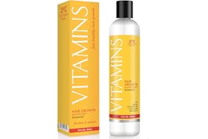 Nourish Beaute Vitamins Shampoo for Hair Loss that Promotes Hair Regrowth, Volume and Thickening with Biotin, DHT Blockers, Antioxidants, Oils and Extracts, For Men and Women, 1 Pack, 10 Ounces