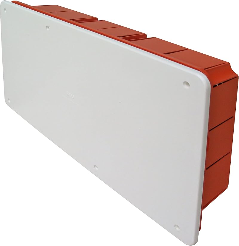 Poly Pool PP0591 Recessed Junction Box with Lid Rectangular Electric Wall Box