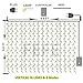 FefeLightup Blue Led Party Lights 9.8ft9.8ft 304 LEDs Lights Decorating Holiday Wedding Curtain Lights Icicle String Lights