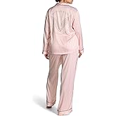 Victoria's Secret Satin Pajama Set, Long Sleeve Button Down Shirt & Pants, Sleepwear for Women (XS-XXL)