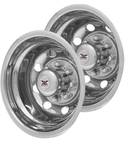 Phoenix USA (QC1030R) Rear Wheel Simulator Set - Hubcap Covers For Semi-Truck Or Trailer Wheels