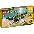 LEGO Creator 3-in-1 Crocodile 31121 Building Toy Featuring Wild Animal Toys (454 Pieces)
