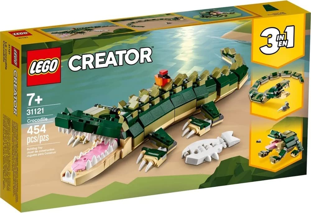 Lego Creator 31121 - 3-in-1 Crokodile / Snake / Frog (454 pieces)
