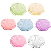 7Pack Diaper Cover - Baby Bloomers,Cotton Underwear,Panties for Toddler Girls