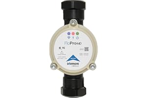 Dormont Flo-Pro MD 3-in-1 Standard Gas Flow and Pressure Measurement Diagnostic Tool, 3/4" Female NPT Connection, Clip-On Battery Pack (4-AA), 120V AC Adapter, Bluetooth-Enabled, View Real-Time Data