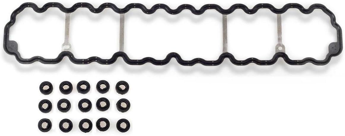 Valve Cover Gasket Replacement Kit with 15pcs Rubber Grommets for Jeep Grand Cherokee/Wrangler L6 4.0L Engine by LIAMTU