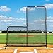Fortress Regulation L-Screen [7ft x 7ft] | Premium Pitcher Protector Screen | Baseball Practice Equipment