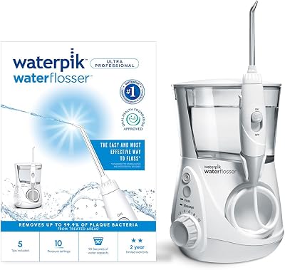 Waterpik WP-660UK Ultra Professional Water Flosser 5 Tips 10 Settings UK