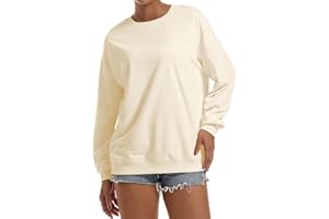 Tuislay Oversized Hoodie For Women Baggy Casual Sweatshirt Teen Hooded Long Sleeve Basic Pullover Drawstring Kangaroo Pocket